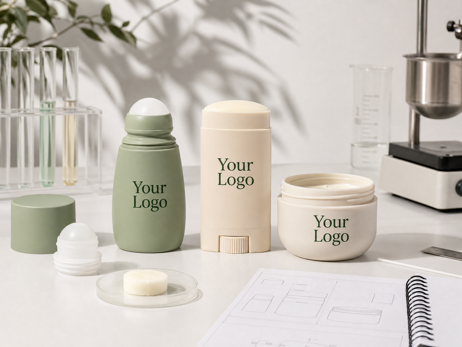Underarm Deodorant Your Logo packaging concept